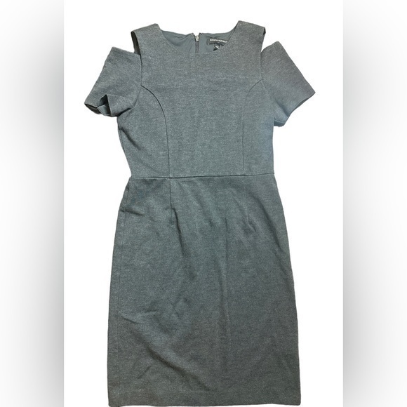 Banana Republic Dresses & Skirts - Banana Republic Women’s Gray Open Cut Out Shoulder Dress Size 4